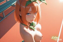 1girl ai_generated anime artist_name beautiful beauty blush breasts ecchi female hentai hi_res high_quality high_resolution highres naked nsfw nude nude_female partially_clothed patreon_username quintessential_quintuplets quintuplets rawdiffusion rule34 solo stable_diffusion the_quintessential_quintuplets tits uncensored watermark yotsuba_nakano