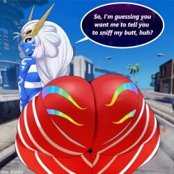 1boy 1femboy alduinafterdark alduingijinka ass ass_focus big_ass big_ass_(male) big_butt butt butt_focus dio_kinkz femboy femboy_only huge_ass huge_butt male male_only