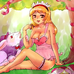 alice_in_wonderland alice_liddell cheshire_cat tagme white_rabbit_(wonderland)