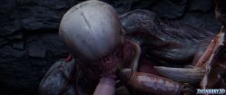2026 3d animated blender blender_cycles cum_in_mouth cum_on_face dasharky3d demon doom eyeless fellatio hell_knight_(doom) human humanoid imp looking_at_another monster monster_girl swallowing_cum tagme video