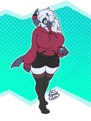 absol big_ass big_breasts breasts bubble_butt cleavage cynthia_(lunarspy) female furry huge_ass huge_breasts lunarspy pokemon pokemon_(species) tagme thick_thighs wide_hips