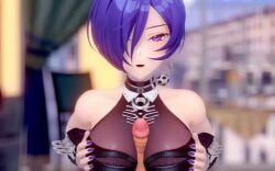 1boy cbx-cjw cum cum_on_breasts female hoyoverse mihoyo paizuri pov promeia_(zenless_zone_zero) tagme video zenless_zone_zero