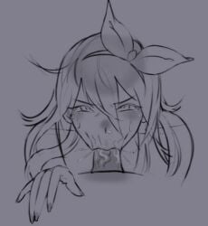 aubrey_(omori) blondemaiden blowjob omori sketch tagme