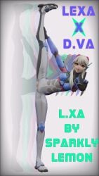 blender blender_(software) d.va d.va_(fortnite) fortnite fortnite:_battle_royale lexa_(fortnite) peace_sign princess_lexa_(fortnite) self_upload sparklylemon tagme watermark