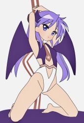 1girls artist_request kagami_hiiragi lucky_star succubus tagme