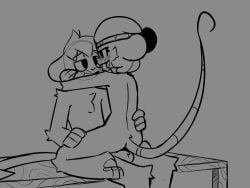 anal animated anthro femboy furry gay male male/male reggie_(whygena) whygena