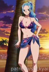 1girl 1girls ai_generated anime breasts curvy curvy_female curvy_figure eyes female fit hair nefertari_vivi nsfw one_piece stickyai tits voluptuous