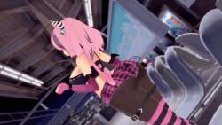 animated ass booty_shorts bouncing_ass gif indie_virtual_youtuber ironmouse ironmouse_(pink_rock) jiggle jiggling_ass koikatsu latina thick_ass twerking virtual_youtuber vtuber wily27