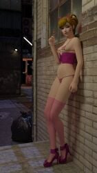 1girls 3d 3d_(artwork) 3d_render absurd_res absurdres alley alleyway areolae asian_female bikini blender blender_(software) blizzard_entertainment blonde_hair bow_tie breastless_corset breasts brown_eyes cat_ears cat_ears_hairband cat_headband corset d.va dustedfountain dyed_hair female female_focus female_only headband hi_res high_heels high_resolution highres hooker leaning_against_wall leaning_back legwear light-skinned_female light_skin lolipop looking_at_viewer micro_bikini microbikini nipples nipples_visible_through_clothing open_toe_heels open_toe_shoes outdoors overwatch pale-skinned_female pale_skin pink_legwear pink_stockings pink_thighhighs ponytail propositioning prostitute prostitution public see-through_clothes see-through_clothing standing stockings street streetwalker thighhighs