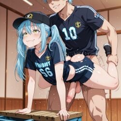 1:1 1:1_aspect_ratio ai_generated anal anime anime_style big_ass big_dick big_penis blue_hair crossdressing femboy flat_chest flat_chested gay gay_sex lips male male_only otoko_no_ko otokonoko penis rimuru_tempest sex sissy tensei_shitara_slime_datta_ken that_time_i_got_reincarnated_as_a_slime tomgirl trap twink uncensored veiny_penis yaoi
