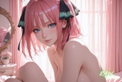 1girl ai_generated anime artist_name beautiful beauty blush breasts ecchi female hentai hi_res high_quality high_resolution highres naked nino_nakano nsfw nude nude_female partially_clothed patreon_username quintessential_quintuplets quintuplets rawdiffusion rule34 solo stable_diffusion the_quintessential_quintuplets tits uncensored watermark