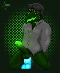 amon_wolf_(oc) avian bird crow dani_(artist) dildo furry gay penis simple_background toy yiff