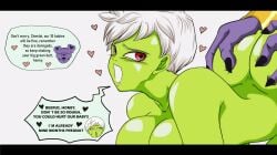 1boy 1girls 2d alien alien_girl anal anal_rape anal_sex anthro anthro_on_alien anus artist_request ass ass_focus balls beerus big_ass big_balls big_butt bigger_male blush canon_couple cat_boy cat_humanoid catboy cheelai couple couple_(romantic) couple_love couple_sex cowgirl_position cumming curvy curvy_figure dangling_legs dominant_male dragon_ball dragon_ball_(series) dragon_ball_super dragon_ball_z dripping_cum dripping_semen feet feet_off_ground feet_up feline female furry green_body green_skin heart heart_symbol high_resolution highres hourglass_figure implied_anal implied_penetration implied_sex implied_sex_from_between_legs interspecies large_ass large_penis male nala1588 nude nude_female nude_male penetration penis pink_eyes purple_body purple_skin pussy pussy_juice rape riding riding_penis sex short_hair smaller_female straight testicles text text_box text_bubble textless thick_ass thick_thighs thighs thumbs_up white_hair