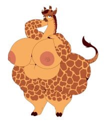 1girls anthro areolae ass belly blue_eyes breasts brown_hair fat female female_focus female_only furry giraffe giraffid hips hyper hyper_ass hyper_breasts large_ass large_breasts mirroidal nipples nude_female spotted_fur stomach thick_thighs thighs weight_gain wide_hips