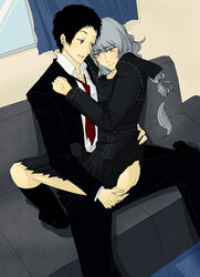 disguise gay male_only megami_tensei persona persona_4 possible_rule_63 rule_63 seta_souji tagme tohru_adachi