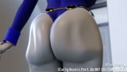 animated ass belt big_ass butt_crack butt_focus buttocks clapping_ass clapping_cheeks leotard plap plap_(sound) rachel_roth raven_(dc) sound tagme teen_titans twerking video