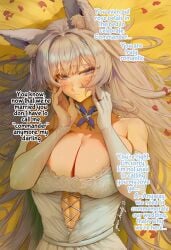1girl 1girls ai_generated animal_ear_fluff animal_ears animal_tail azur_lane b34sty_0 bed bedroom big_boobies big_boobs big_breasts big_tits big_titties blue_eyes blush boobs breasts comic comic_page doujin dress ears embarassed eyes fox_ears fox_girl fox_tail girl hair hotel hotel_room indoors kemonomimi kitsune kyuubi large_boobies large_boobs large_breasts large_tits large_titties long_hair looking_at_viewer lying lying_on_back lying_on_bed marriage multiple_tails patreon petals r18 sakura_empire_(azur_lane) shinano_(azur_lane) shy silver_hair staring_at_viewer tail tails tits watermark wedding wedding_dress white_bed white_dress white_ears white_hair white_tail wife woman