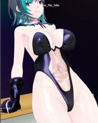 30_seconds 3d 3d_animation 3d_model 3d_render :3 armpits artist_name artist_watermark background_music belly belly_button big_breasts big_chest big_earrings black_and_green_hair black_bunnysuit black_hair black_hat black_leotard black_neckwear bowtie bowtie_collar breasts bunny_tail bunnysuit chest circular_earrings clothes_changed clothes_changing cover_corporation earrings fake_animal_ears fake_bunny_tail fake_rabbit_ears female female_focus female_only flowglow gloves grabbing_table gradient_background green_eyes hair_pattern hat headset hips hololive hololive_dev_is hololive_flow_glow hololive_japan leotard light-skinned_female light_skin long_gloves looking_at_viewer looking_at_you luke_the_tako multicolored_hair music neckwear rabbit_ears race_queen racing_suit red_eyes red_pupil red_pupils reflection reflective_body reflective_clothing reflective_surface revealing revealing_clothes revealing_clothing revealing_outfit rindo_chihaya rings semi_clothed sexy_armpits sexy_body sexy_clothing sexy_female short_hair slim_body smooth_skin standing standing_on_table sticker table tagme thick_hips thick_thighs thigh_strap thighs transparent_bunnysuit transparent_clothing transparent_leotard trending_art trending_pose tummy turquoise_hair underboob video violet_hair vtuber vtubermodel watermark white_hair woman_focus woman_only zoom_in zoomed_view
