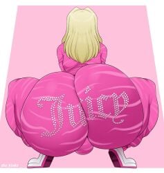 1boy 1femboy alduinafterdark alduingijinka ass ass_focus big_ass big_ass_(male) big_butt blonde blonde_male butt butt_focus dio_kinkz femboy femboy_only huge_ass huge_butt juicy juicy_ass juicy_butt juicy_couture male male_only squatting sweatsuit