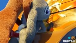 anal animated anthro fox furry judy_hopps male/female nick_wilde rabbit tagme video