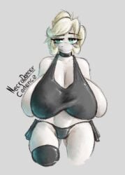 breasts cadence_(crypt_of_the_necrodancer) crypt_of_the_necrodancer hyper_breasts solo solo_female tagme yourstrulygarbage