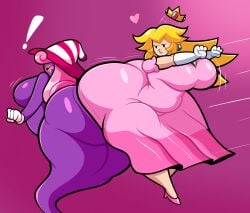 paper peach from mario (series) by ceezeeteez