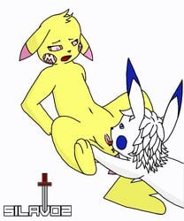 animated anthro anus cunnilingus female heart_eyes licking_pussy long_neck male milachu nintendo open_mouth pikachu pokémon_(species) pokemon pussy sex silavos silavos_snow spread_legs spread_pussy watermark wet wet_pussy white_fur yellow_fur