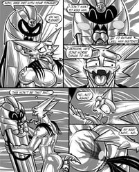 cofagrigus comic dragmon english_text haunter hi_res male monochrome nintendo pokémon_(species) pokemon text transformation video_games