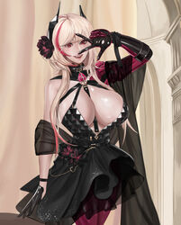 alternate_breast_size cleavage gcg girls'_frontline huge_breasts m4_sopmod_ii_(girls'_frontline)