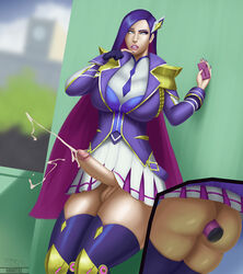 battle academia caitlyn from league of legends by anmatiel