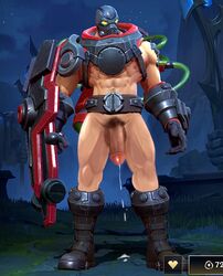 3d augmented_singed big_penis cum gay league_of_legends male silver_age_series singed