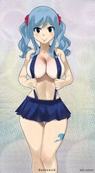 blue_hair fairy_tail gaston18 juvia_lockser kopbyc