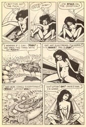 1girls accidental_penetration alien areolae black_hair breasts cherry_poptart_(comic) comic comic_page dialogue ellie_dee english english_text erect_nipples female female_only hairy hairy_pussy joystick larry_welz masturbation naked naked_female nipples no_color normal_breasts nude nude_female pussy solo_female spaceship speech_bubble straight_hair video_games virtual_reality