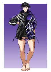 artist_request barefoot bottomless feet female female_only foot_fetish light-skinned_female light_skin namco reina_mishima source_request tekken tekken_8