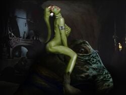 cunnilingus demogoron hutt jabba_the_hutt oola oral slave star_wars twi'lek