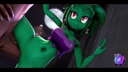 3d alley animated crop_top earrings glowing_eyes green_hair green_skin huge_breasts huge_cock jollyferret leg_lift moon moonlight night red_eyes rottytops sfm shantae shantae:_half-genie_hero shantae_and_the_pirate's_curse shantae_and_the_seven_sirens sideways smile smiling smooth_skin sound source_filmmaker standing street_light vagina vaginal_penetration video voice_acted zombie zombie_girl