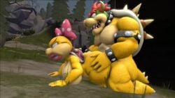 1boy 1girls 3d 3d_animation animated anthro anthro_only armlet ass bald_female balls big_ass big_balls big_breasts big_butt big_lips big_penis big_thighs bimbo blowjob blue_eyes bow bowser bracelet bracelets breasts bubble_ass bubble_butt butt clawed_feet clawed_fingers claws collar curvy curvy_female duo female female/male half-closed_eyes heels horns hyper_penis inbreeding incest ironhawk longer_than_one_minute male male/female male_pubic_hair mario_(series) mushroom naked nintendo nipples no_sound nude open_mouth outdoors penis pink_bow pink_heels pink_lips polka_dot_bow pubic_hair red_eyes red_hair sex sharp_teeth size_difference source_filmmaker spiked_armlet spiked_bracelet spiked_collar spiked_shell super_mushroom tail thick thick_ass thick_butt thick_hips thick_thighs thighs video wendy_o._koopa wide_hips yellow_body