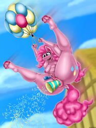 absurd_res anal anal_sex animal_genitalia animal_pussy anthro anus ass balloon big_butt breasts cloud confetti cutie_mark earth_pony equid equine equine_genitalia equine_pussy female friendship_is_magic genitals hair hasbro heartlessangel3d hi_res hooves horse inflatable mammal my_little_pony nipples nude outside penetration pink_hair pink_tail pinkie_pie_(mlp) pony puffy_anus pussy sky smile solo tail tongue tongue_out vaginal_penetration vaginal_penetration