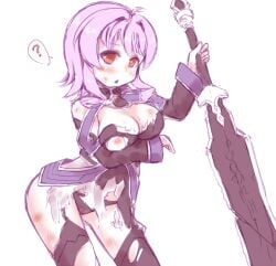 big_breasts ripped_clothing strea sword_art_online