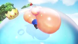 3d animated ass_expansion belly_inflation breast_expansion crown fetish fox_ears fox_tail furry imbapovi inflation king_slime_(terraria) slime slime_inflation slime_vore sound tagme terraria video vore weight_gain zoologist_(terraria)