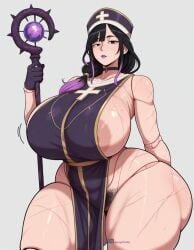 1girls ai_generated angel_yukkis ass big_ass big_breasts big_tits breasts cleric curvy curvy_female curvy_figure day fat_ass nipples oc oppai original_character pubic_hair pussy pussy_juice room sexy_female sexy_pose sweat tits voluptuous_female
