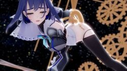 1boy 1boy1girl 1girls 3d animated blue_eyes blue_hair breasts curvy curvy_figure defeated defeated_heroine dried_fish female female_focus fucked_from_behind fucked_senseless hololive hololive_english insects large_breasts looking_at_another loop looping_animation mikumikudance ouro_kronii penetration penis raped_by_animal raped_by_monster raped_female rough_rape rough_sex sex short_hair solo_female sound stockings tagme thick thick_ass thick_thighs thighhighs thighs time_loop time_reverse video wide_hips zoophilia