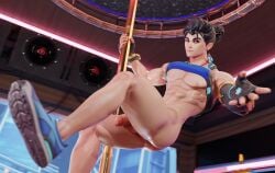 1boy 3d 3d_(artwork) 3d_artwork abs earring erect erect_cock erect_dick erect_penis erection hand_grab male male_only necklace nipples no_pants no_underwear overwatch pantless pole pole_dancer pole_dancing shiny_body shoes six_pack smiling_with_teeth solo solo_male tagme tkennsfw wuyang
