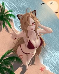 big_boobs big_breasts big_tits big_titties bikini fat_ass sexy_body sexy_pose thick_thighs vtuber vtuber_persona vtubers