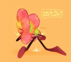 after_sex battle_for_dream_island battle_for_dream_island_again bfb bfdi bfdia cum_in_pussy cum_leaking_out_of_pussy flower_(bfdi) object_shows pussy pussy_juice