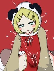 1boy 1girls blonde_hair blue_eyes chinese_clothes creampie cum cum_in_pussy cum_inside female kagamine_rin penetration sex vocaloid voifoooork yi_er_fan_club_(vocaloid)