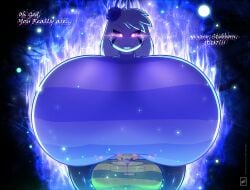 alternate_self alternate_version_available asriel_dreemurr corruption face_in_breasts gender_transformation genderswap horny_female mid_transformation rule_63 selfcest undertale wsache2020