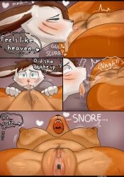absurd_res anthro areola belly big_belly big_breasts big_butt big_feet big_hands big_tail big_vulva biped bodily_fluids breasts butt clitoral_hood clitoris comic cum cum_in_mouth cum_inside cunnilingus curvy_figure dialogue drinking drinking_cum drinking_orgasm drinking_pussy_juice drinking_squirt duo ejaculation english_text feet felid female female_pov first_person_view fupa genital_fluids genitals gloria_(sijimmy456) guzzling hi_res huge_vulva inner_labia innie_vulva jim_(sijimmy456) lagomorph leporid lion long_inner_labia mammal navel nipples nude open_mouth oral orange_body palate pantherine plump_labia pubes pubic_mound pubis pussy_ejaculation_in_mouth pussy_juice_in_mouth questionable_consent rabbit sex sijimmy456 sleep_molestation sleeping sleeping_nude slightly_chubby slightly_chubby_female slurp slurping spread_vulva spreading swallowing tail teeth text thick_thighs tongue tongue_out urethra uvula vaginal vaginal_fluids vaginal_fluids_trail vaginal_squirting voluptuous voluptuous_female vulva white_body wide_hips yawn yawning_position