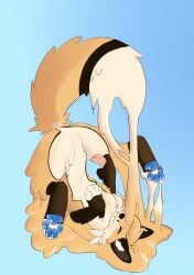 2026 4_fingers 4_toes absurd_res ace_(kintrum) anthro blue_pawpads brown_ears brown_feet brown_inner_ear canid canine dipstick_tail eyes_closed fangs feet fingers fox fur goo_transformation hi_res human inner_ear_fluff kintrum male mammal markings nails orange_body orange_fur orange_tail pawpads solo tail tail_markings teeth toes transformation tuft white_body white_fur white_inner_ear_fluff white_tail_tip