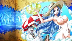 artist_request chaka_(one_piece) edit female male nefertari_vivi one_piece one_piece_treasure_cruise pell_(one_piece) tagme